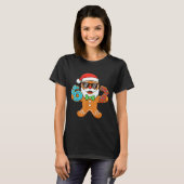 Funny Gingerbread Six Seven 67 Christmas Ice Cream T-shirt (Voorkant volledig)