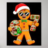 Funny Gingerbread Six Seven 67 Gingerbread Man Xma Poster (Voorkant)