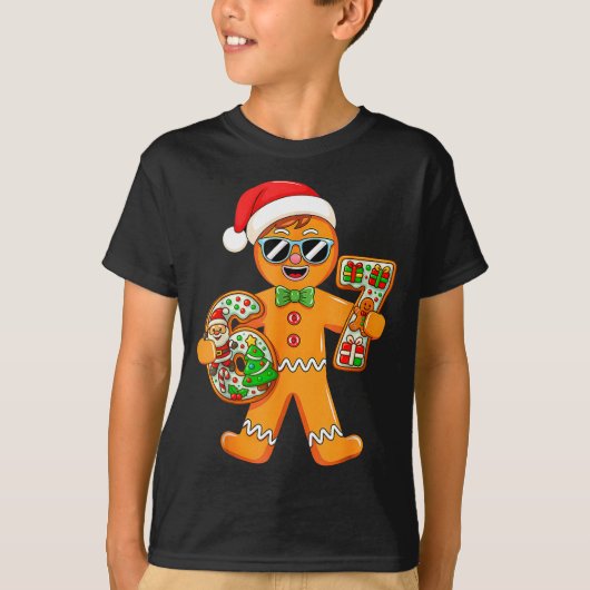 Funny Gingerbread Six Seven 67 Gingerbread Man Xma T-shirt (Voorkant)