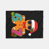 Funny Gingerbread Six Seven 67 Ice Cream Drip Chri Fleece Deken (Voorkant (Horizontaal))