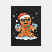 Funny Gingerbread Six Seven 67 Ice Cream Drip Chri Fleece Deken (Voorkant)