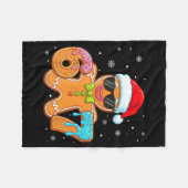 Funny Gingerbread Six Seven 67 Ice Cream Drip Chri Fleece Deken (Voorkant (Horizontaal))