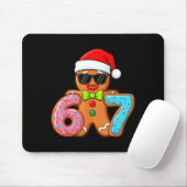 Funny Gingerbread Six Seven 67 Ice Cream Drip Chri Muismat (Met muis)