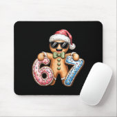Funny Gingerbread Six Seven 67 Ice Cream Drip Chri Muismat (Met muis)