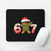 Funny Gingerbread Six Seven 67 Ice Cream Drip Chri Muismat (Met muis)