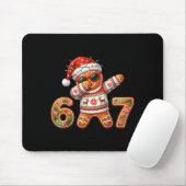 Funny Gingerbread Six Seven 67 Ice Cream Drip Chri Muismat (Met muis)