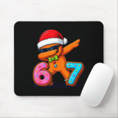 Funny Gingerbread Six Seven 67 Ice Cream Drip Chri Muismat (Met muis)