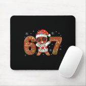 Funny Gingerbread Six Seven 67 Ice Cream Drip Chri Muismat (Met muis)