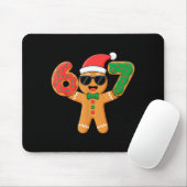 Funny Gingerbread Six Seven 67 Ice Cream Drip Chri Muismat (Met muis)