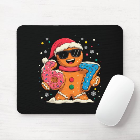 Funny Gingerbread Six Seven 67 Ice Cream Drip Chri Muismat (Met muis)