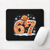 Funny Gingerbread Six Seven 67 Ice Cream Drip Chri Muismat (Met muis)