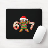 Funny Gingerbread Six Seven 67 Ice Cream Drip Chri Muismat (Met muis)