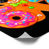 Funny Gingerbread Six Seven 67 Ice Cream Drip Chri Poster (Hoek)