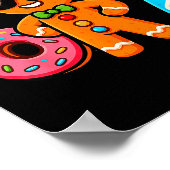 Funny Gingerbread Six Seven 67 Ice Cream Drip Chri Poster (Hoek)