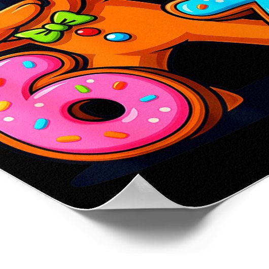 Funny Gingerbread Six Seven 67 Ice Cream Drip Chri Poster (Hoek)