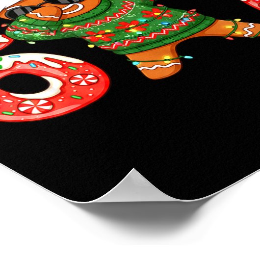 Funny Gingerbread Six Seven 67 Ice Cream Drip Chri Poster (Hoek)