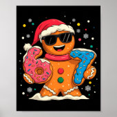 Funny Gingerbread Six Seven 67 Ice Cream Drip Chri Poster (Voorkant)