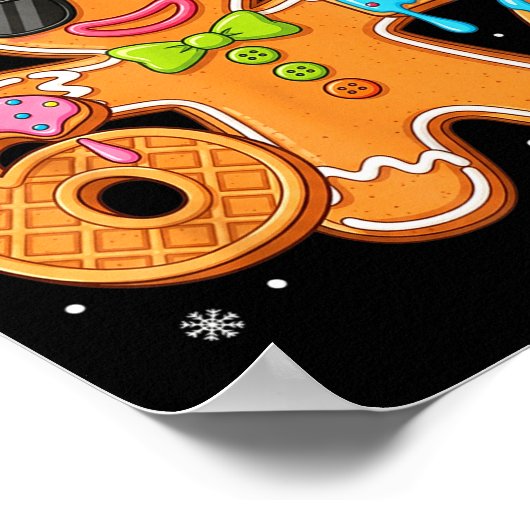 Funny Gingerbread Six Seven 67 Ice Cream Drip Chri Poster (Hoek)