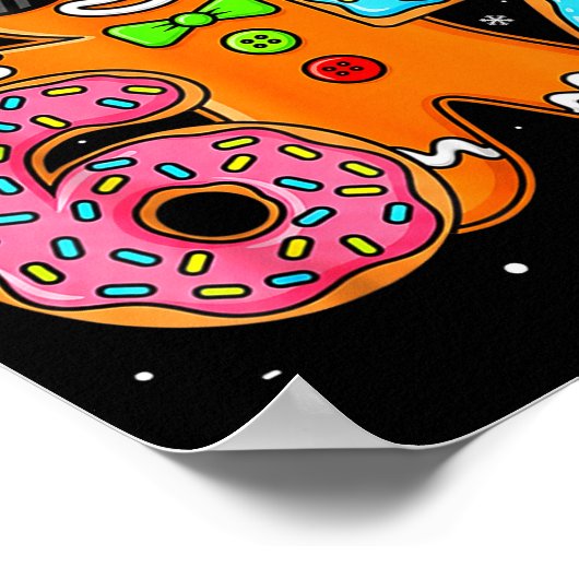 Funny Gingerbread Six Seven 67 Ice Cream Drip Chri Poster (Hoek)