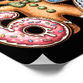 Funny Gingerbread Six Seven 67 Ice Cream Drip Chri Poster (Hoek)