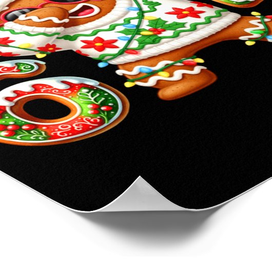 Funny Gingerbread Six Seven 67 Ice Cream Drip Chri Poster (Hoek)