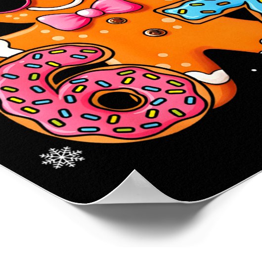 Funny Gingerbread Six Seven 67 Ice Cream Drip Chri Poster (Hoek)