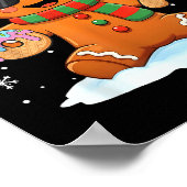 Funny Gingerbread Six Seven 67 Ice Cream Drip Chri Poster (Hoek)