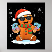 Funny Gingerbread Six Seven 67 Ice Cream Drip Chri Poster (Voorkant)