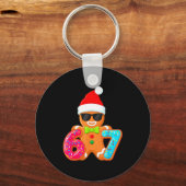 Funny Gingerbread Six Seven 67 Ice Cream Drip Chri Sleutelhanger (Voorkant)
