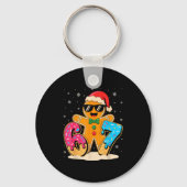 Funny Gingerbread Six Seven 67 Ice Cream Drip Chri Sleutelhanger (Voorkant)