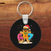 Funny Gingerbread Six Seven 67 Ice Cream Drip Chri Sleutelhanger (Voorkant)