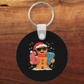 Funny Gingerbread Six Seven 67 Ice Cream Drip Chri Sleutelhanger (Voorkant)