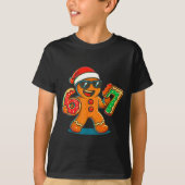Funny Gingerbread Six Seven 67 Ice Cream Drip Chri T-shirt (Voorkant)