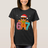 Funny Gingerbread Six Seven 67 Ice Cream Drip Chri T-shirt (Voorkant)