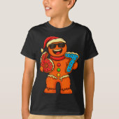 Funny Gingerbread Six Seven 67 Ice Cream Drip Chri T-shirt (Voorkant)