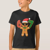 Funny Gingerbread Six Seven 67 Ice Cream Drip Chri T-shirt (Voorkant)