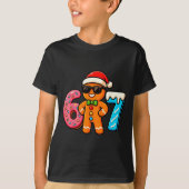 Funny Gingerbread Six Seven 67 Ice Cream Drip Chri T-shirt (Voorkant)