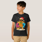 Funny Gingerbread Six Seven 67 Ice Cream Drip Chri T-shirt (Voorkant volledig)