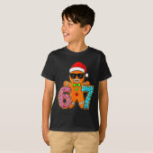 Funny Gingerbread Six Seven 67 Ice Cream Drip Chri T-shirt (Voorkant volledig)