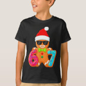 Funny Gingerbread Six Seven 67 Ice Cream Drip Chri T-shirt (Voorkant)