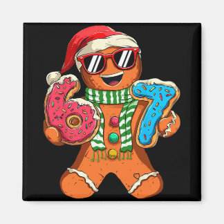 Funny Gingerbread Six Seven 67 Meme Ice Cream Chri Magneet