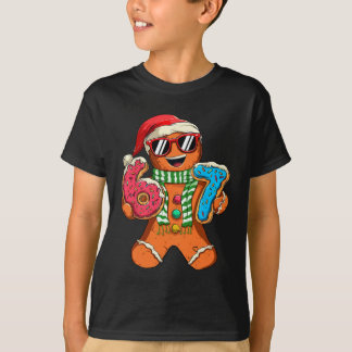 Funny Gingerbread Six Seven 67 Meme Ice Cream Chri T-shirt