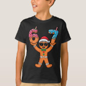 Funny Gingerbread Six Seven Meme Christmas Brainro T-shirt (Voorkant)