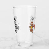 Funny Gingerbrood Alles is een goede feestdag Glas (Rechts)