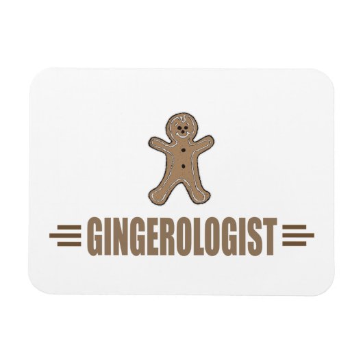 Funny Gingerbrood Cookie Magneet (Horizontaal)