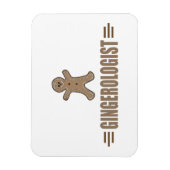 Funny Gingerbrood Cookie Magneet (Verticaal)