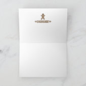 Funny Gingerbrood Feestdagen Kaart (Binnen)