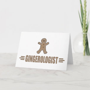 Funny Gingerbrood Feestdagen Kaart