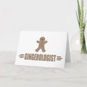 Funny Gingerbrood Feestdagen Kaart (Voorkant)