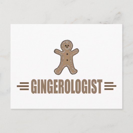 Funny Gingerbrood House Briefkaart (Voorkant)